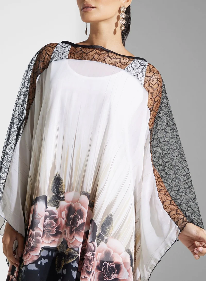 Golden Apple Floral Print Dress