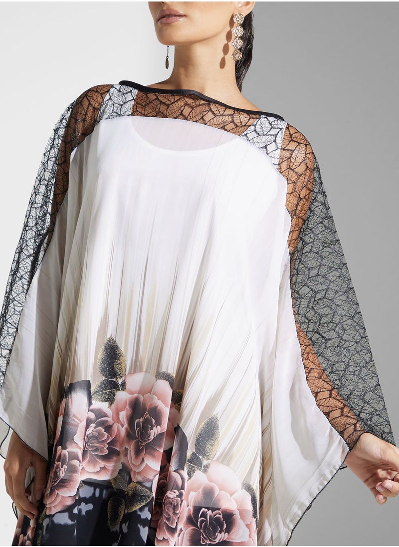 Golden Apple - Floral Print Dress - Image 1