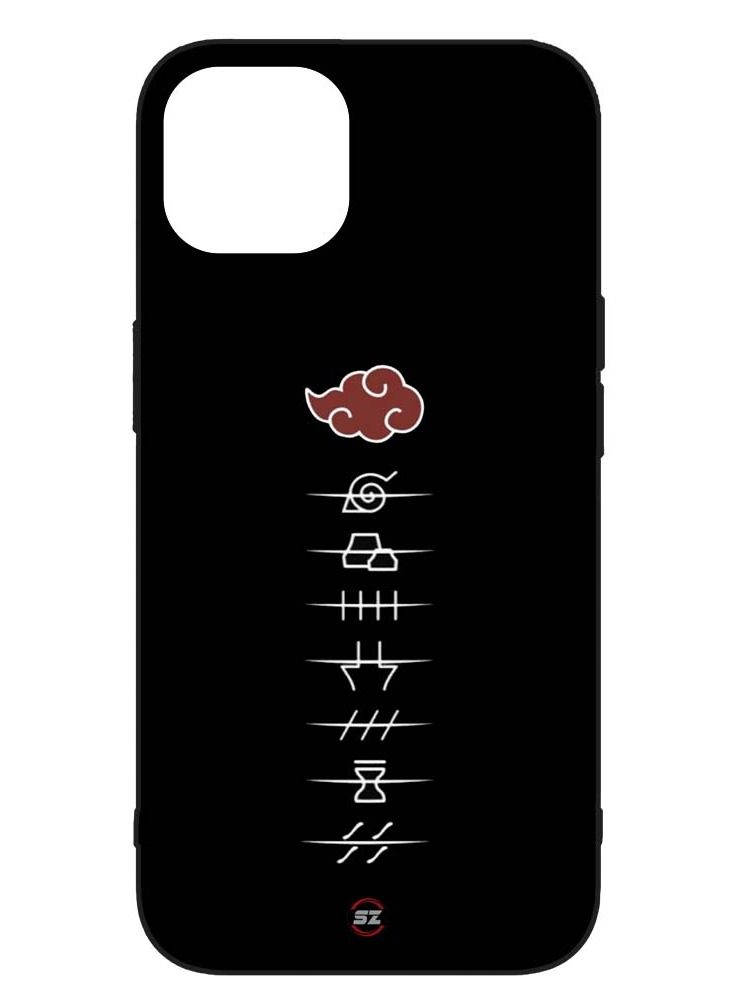 Service Zone Protective Printed Mobile Cover Naruto Akatsuki Headbands Design For Apple iPhone 13 Pro Max 