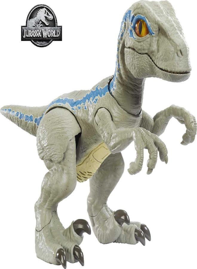 Jurassic World Toys Jurassic World Primal Pal Blue with Spring-activated Action, Sound Effects Plus Neck, Shoulder, Tail and Feet Articulation for Added Play Movement [Amazon Exclusive] - Image 4
