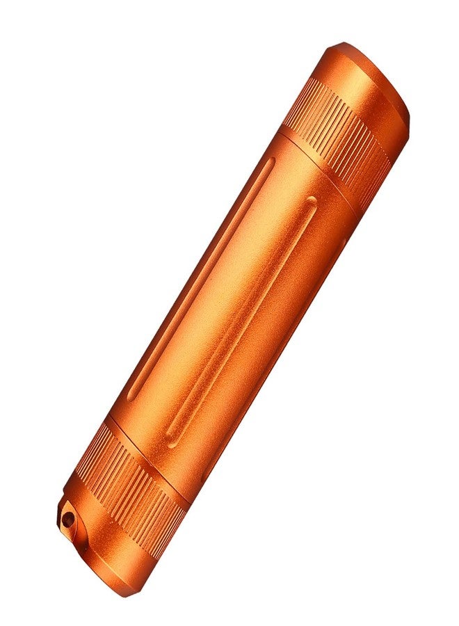 TONYFY Aluminum Airtight EDC Accessory Case, Pill Fob Capsule Keychain, Waterproof Match Bottle Camping Tool, Outdoor Survival Storage Container Dry Box, Emergency Essentials Sealed Jar, Orange - Image 1