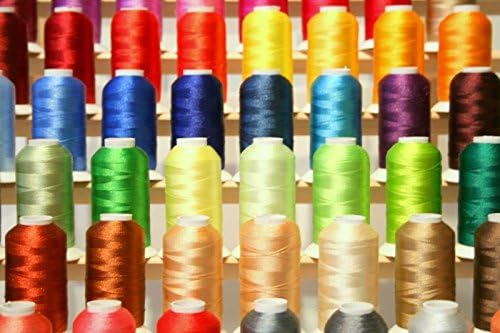 ThreadNanny Premium 100 Cones 1100 Yards Each of Polyester Machine Embroidery Threads Compatible with Brother Babylock Janome Singer Pfaff Husqvarna Bernina Machines  - Image 2