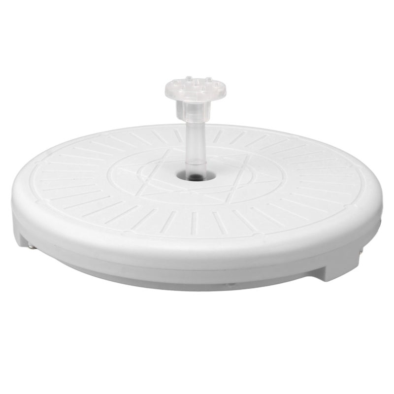 Solar Bird Bath Fountain Solar Powered Bird Bath Fountain Pump with Colorful LED Lights Remote Control Nozzle for Outdoors Garden Pond Pool - Image 3