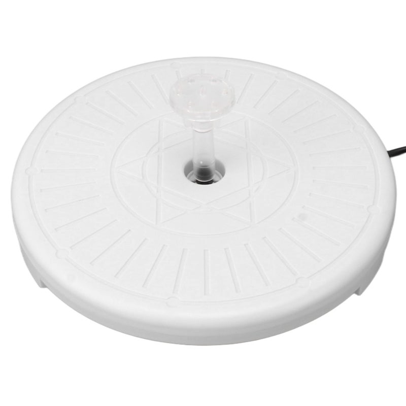 Solar Bird Bath Fountain Solar Powered Bird Bath Fountain Pump with Colorful LED Lights Remote Control Nozzle for Outdoors Garden Pond Pool - Image 5