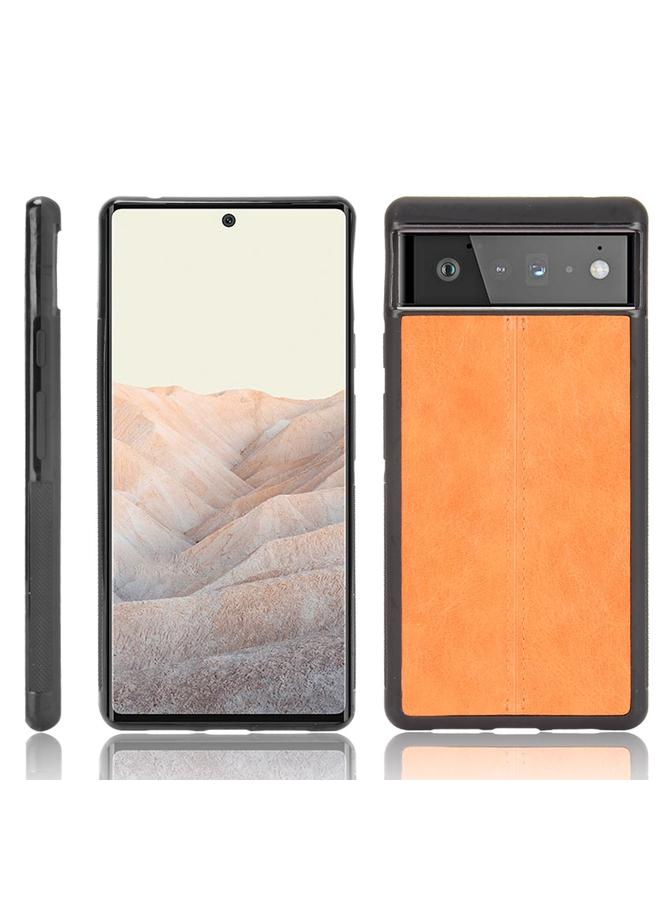 اس-توب جراب لهاتف Google Pixel 6 مقاوم للصدمات مصنوع من جلد البقر المخيط، مصنوع من البولي يوريثين الحراري والبولي يوريثان الحراري - Image 1