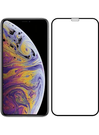 2-Pack for iPhone XS Max Screen Protector Ceramic Film Anti Scratch Shatterproof Glass 12D Edge to Edge Full Coverage Clear/Black - view 4
