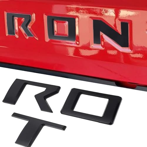 AUTO SAFETY Tailgate Insert Letters Compatible with 2022 2023 2024 Frontier Accessories 3D Raised Emblem Decals with Strong Adhesive Matte Black, Fron0305 - Image 3
