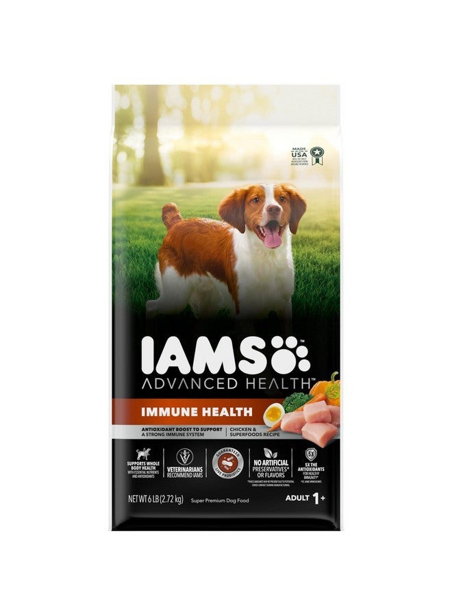 IAMS Advanced Health Immune Health Adult Dry Dog Food Chicken & Exclusive Superfoods Medley Recipe, 6 lb. Bag - Image 1