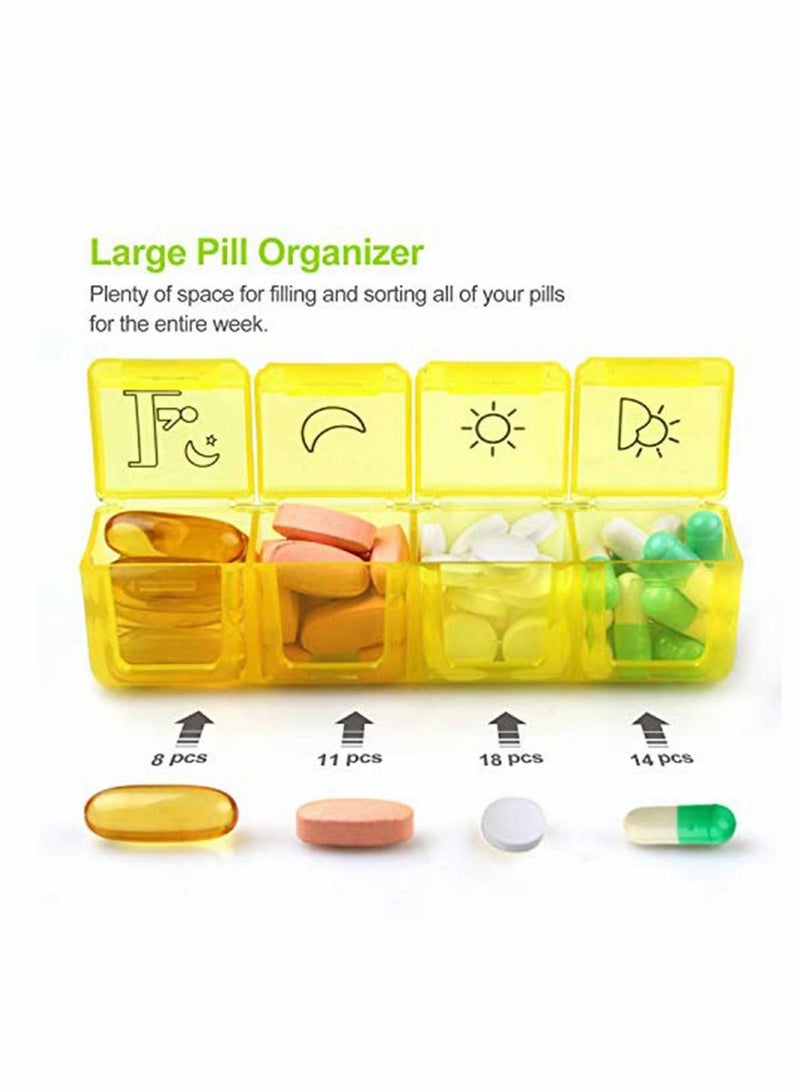 Excefore Moisture-Proof Sealed Medicine Box Portable Travel Pill Management - Image 2