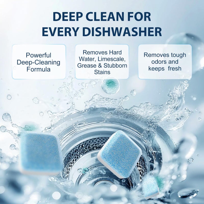 Maebho Washing Machine Cleaner Tablets 24 Pack - Deep Cleaning & Descaler for HE Front Load & Top Load Washers, Removes Odor, Residue & Pet Hair, Septic Safe, Eco-Friendly Deodorizer -1 Year Supply - Image 5