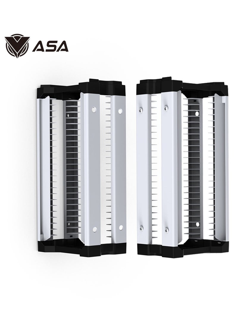 ASA Storage Stand Tower For 23 Games Card, For PS5/PS4, Xbox, Nintendo, With Controller And Headphone Holder  - Image 2
