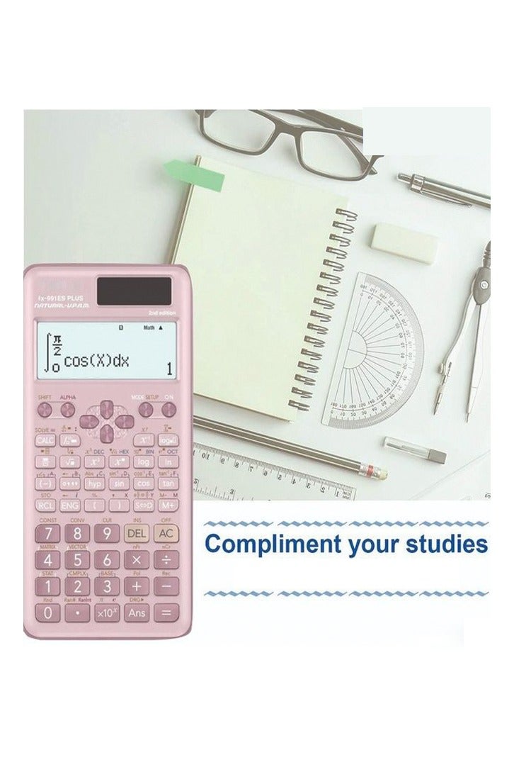 Fx-991Es Plus 2nd Edition  Scientific Calculator Pink - Image 5