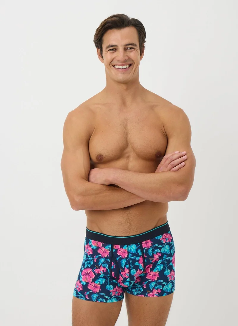 Matalan 3 Pack Multi Tropical Keyhole Boxers