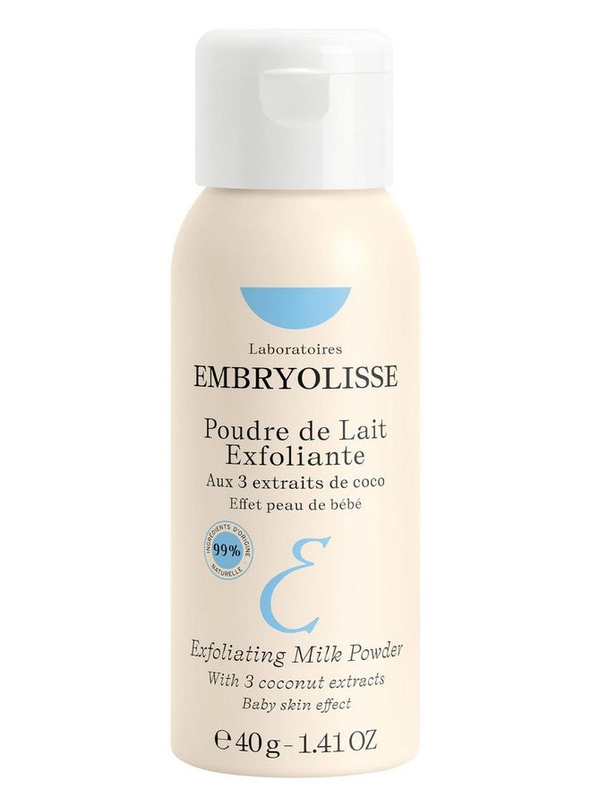 Embryolisse Exfoliating Face Scrub Powder Facial Cleanser That Exfoliates Tones And Softens The Skin With Coconut & Milk Powder For All Skin Types Even Sensitive 1.41 Oz - Image 1