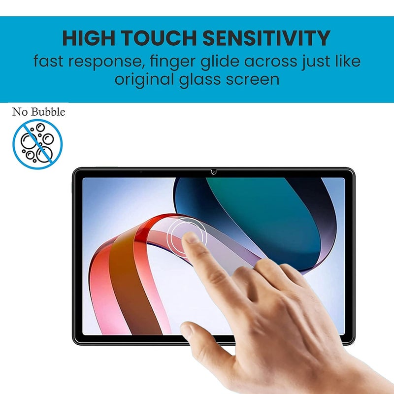 SPCORE Anti-Scratch & Smudge Proof Tempered Glass Screen Protector Guard For Redmi Pad 10.61 Inch Smartphone - Image 5