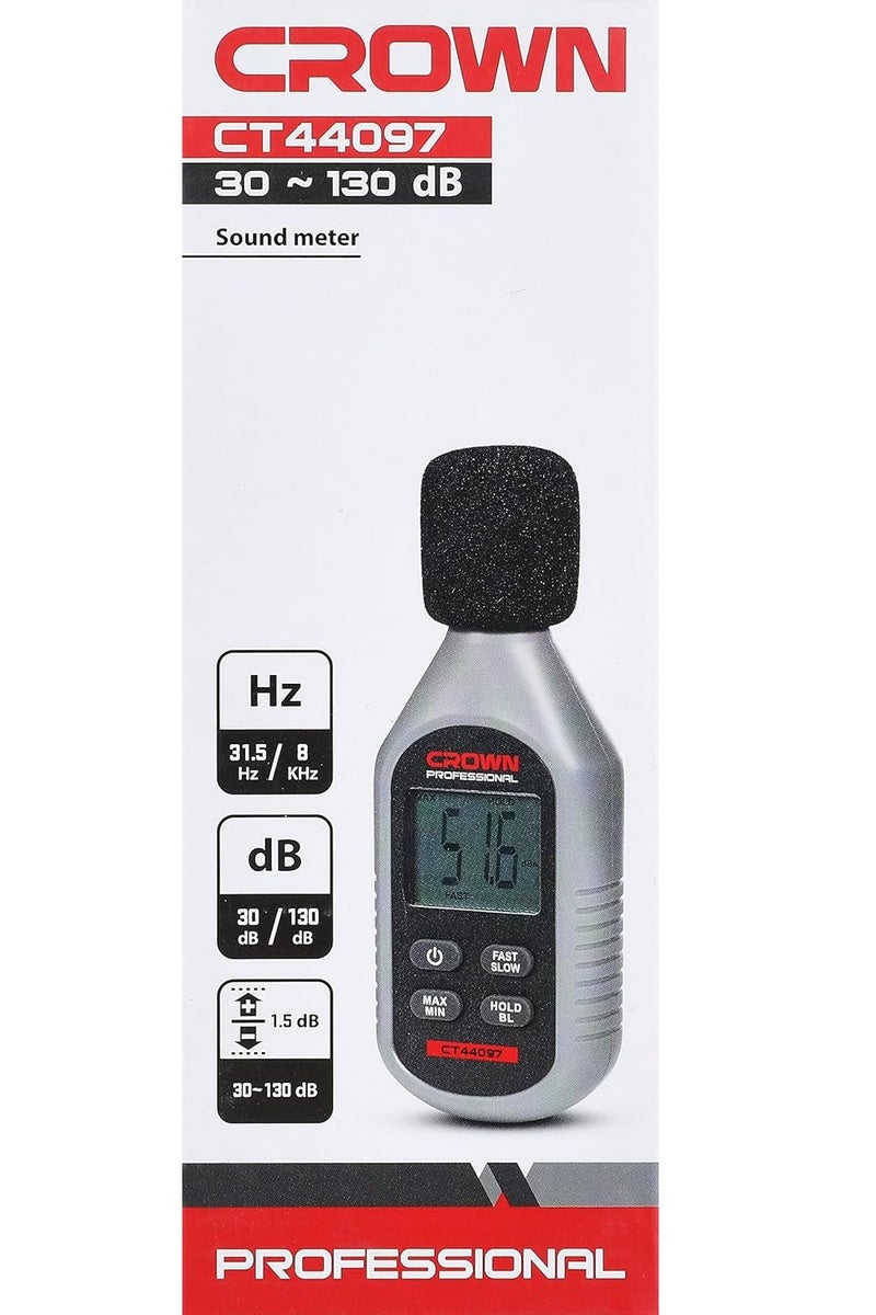 Crown CROWN CT44097  Sound Meter 30-130DB - Image 3