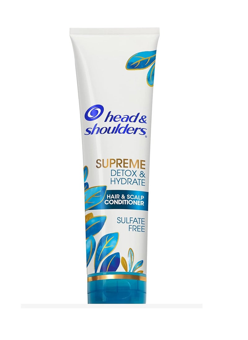 Head & Shoulders Head & Shoulders Supreme Detox & Hydrate Hair & Scalp Conditioner, Coconut, 9.4 Fl Oz  - Image 5