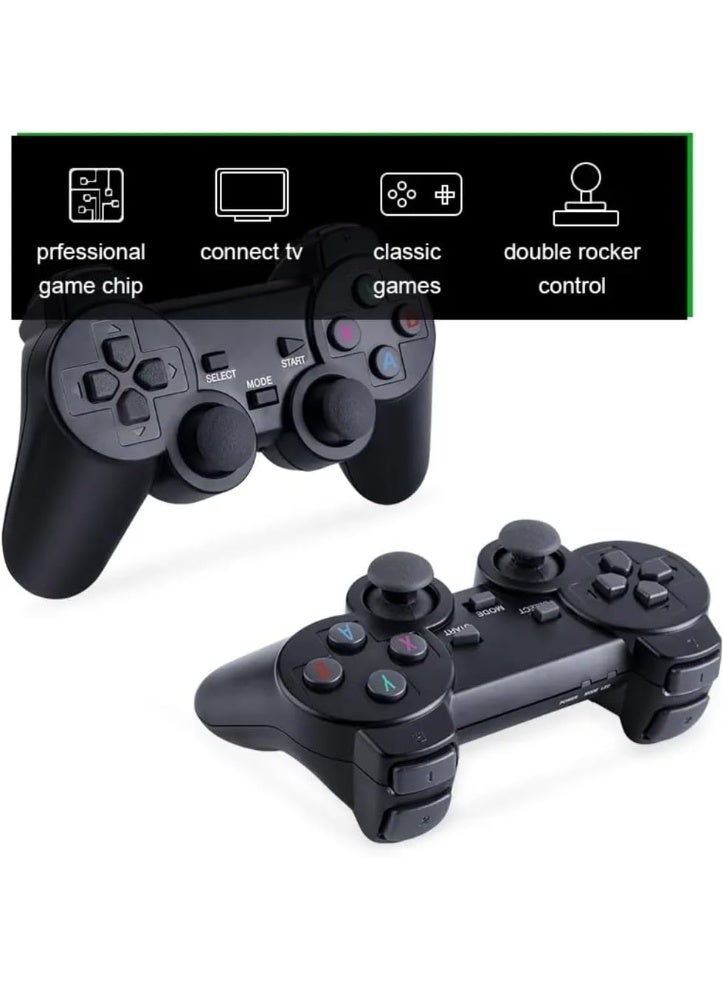 Console Game 4K HD Video Game Console – 64GB Classic Retro Game Stick with 2.4G Dual Wireless Controllers | 10,000+ Built-in Games | Plug & Play TV Game Console - Image 2