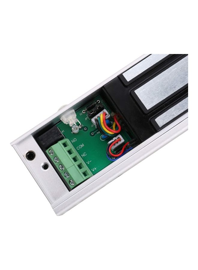 تومفيجن قفل مغناطيسي كهربائي بقوة التثبيت 600 رطل أو 280 كجم مزود بوحدة تثبيت للباب المتأرجح فضي - Image 2