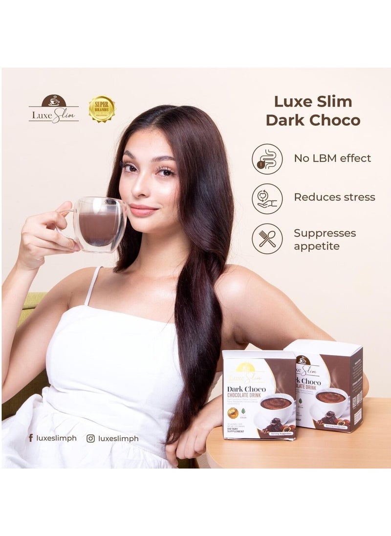 Luxe Slim - Luxe Slim Dark Choco Chocolate Drink - Image 1