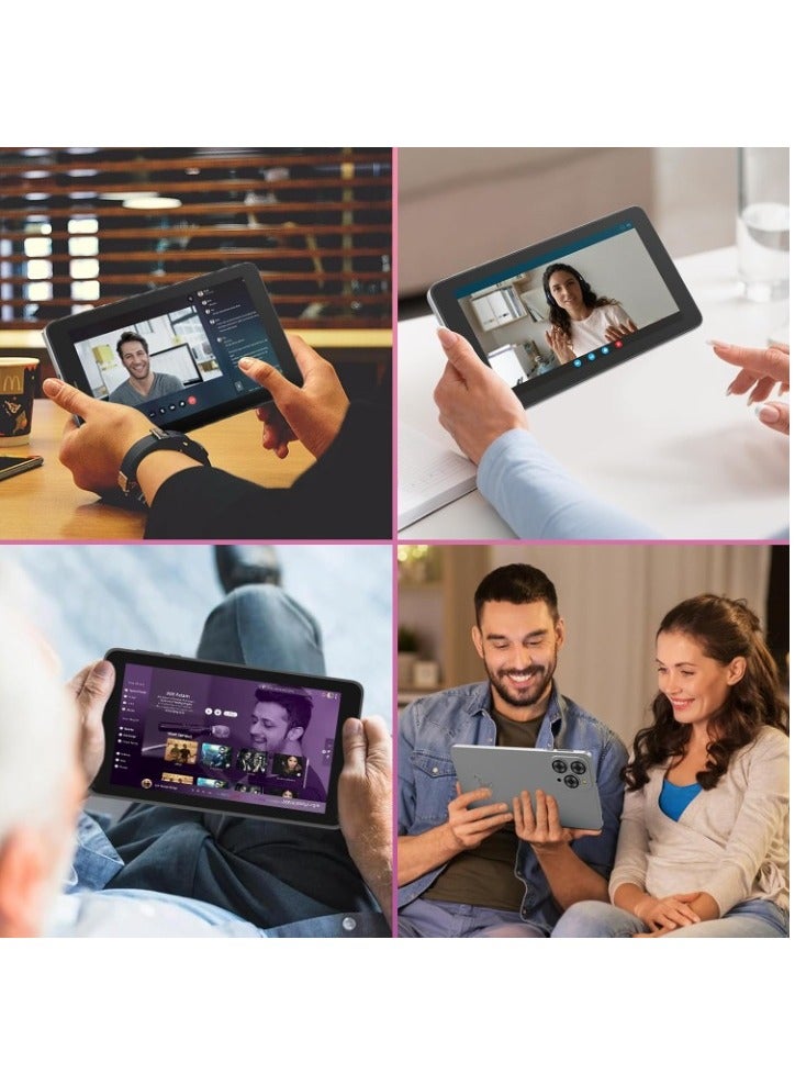 REBENUO Tablet 7" Smart ,Tablet Android 14,8GB RAM+256GB ROM/ 512GB Expandable Tableta,1024 * 600 IPS 7'' HD Touch Screen, 8MP Camera, WiFi, Game, Bluetooth, CM517(white) - Image 4