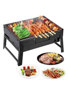 TYZOON Portable Folding Charcoal Grill, Stainless Steel BBQ Smoker, 50 x 30 cm  - Image 1