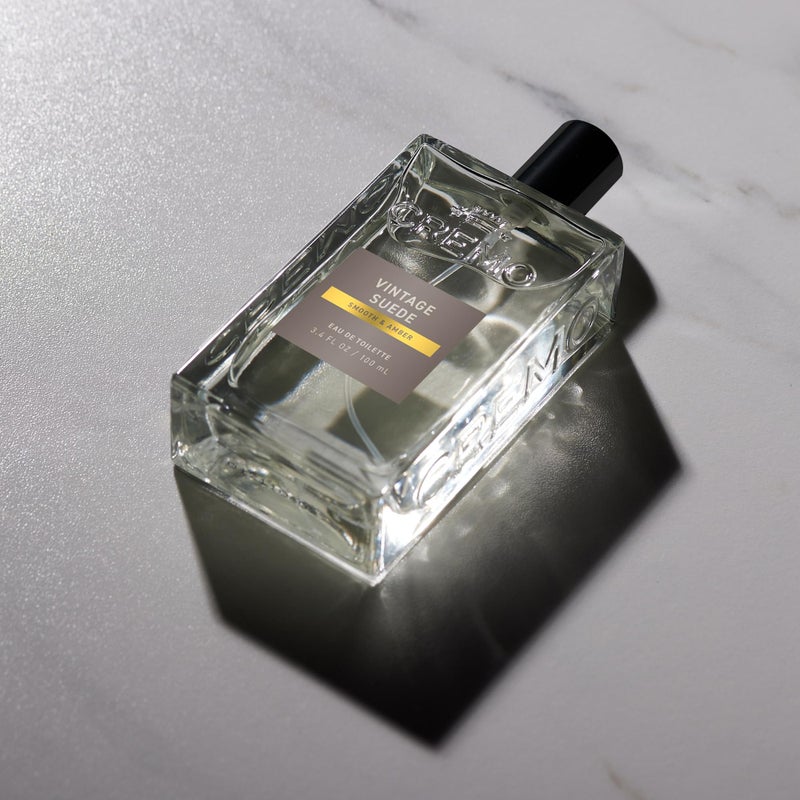Cremo Cologne for Men - Vintage Suede Mens Cologne Spray- A Combination of White Moss, Rich Amber, and Smooth Suede, Fragrances For Men, 3.4 Fl Oz - Image 2