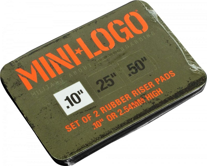 Mini Logo - Skateboard Risers Set, 1/10" - Image 1