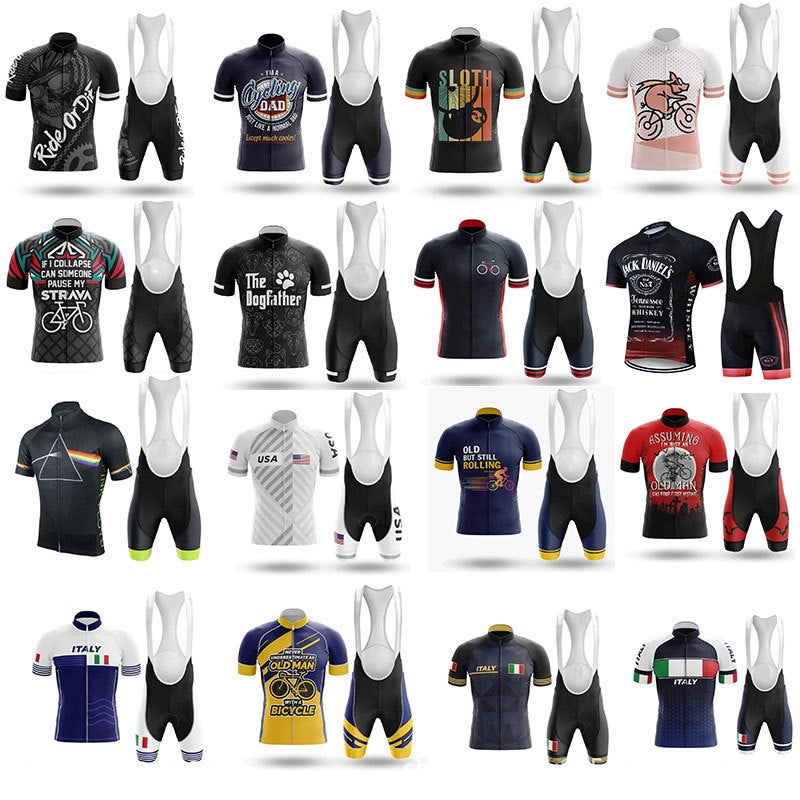 Men's Quick-Dry Cycling Jersey Short Sleeve Set - Image 1