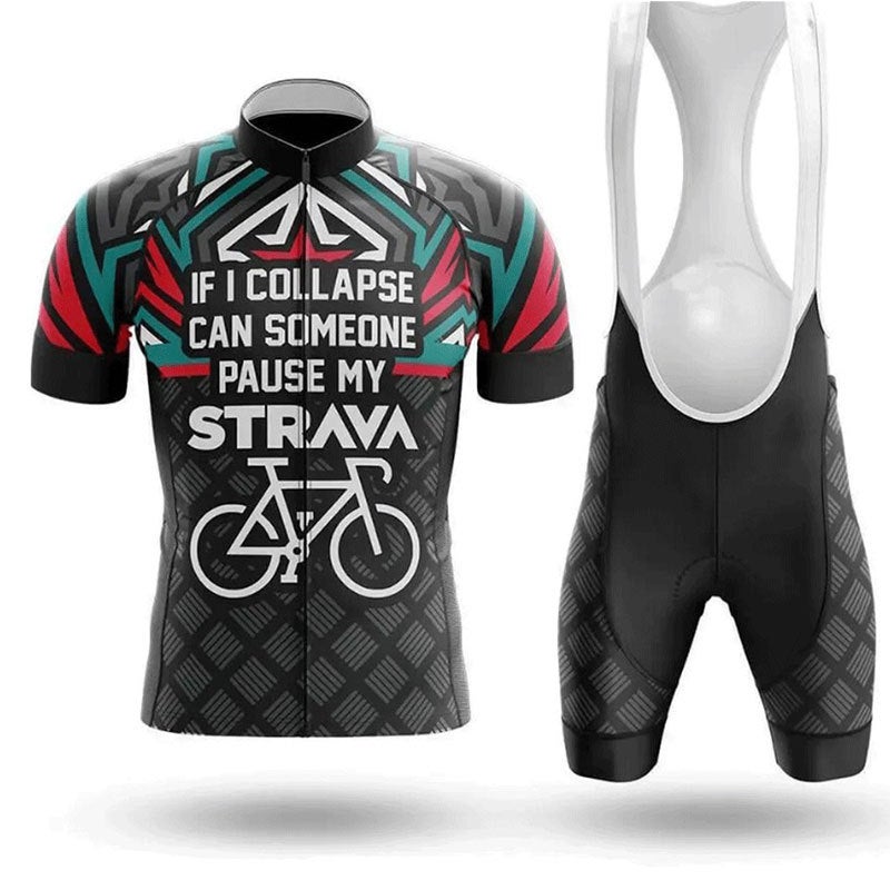 Men's Quick-Dry Cycling Jersey Short Sleeve Set - Image 5
