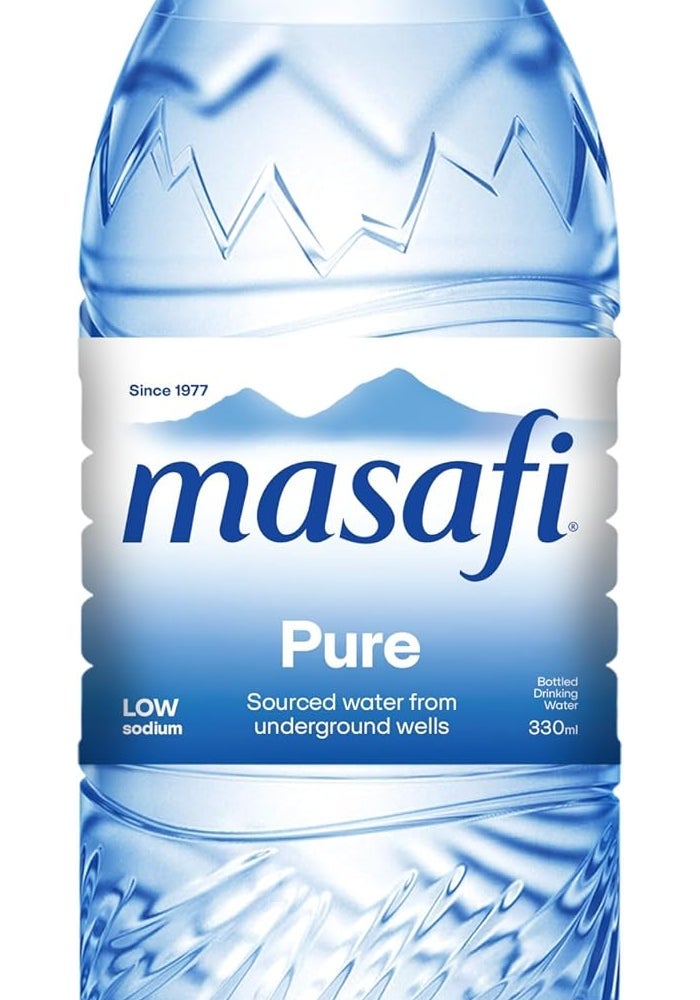 Masafi مياه مسافي النقية - 24 زجاجة سعة 330 مل - Image 2