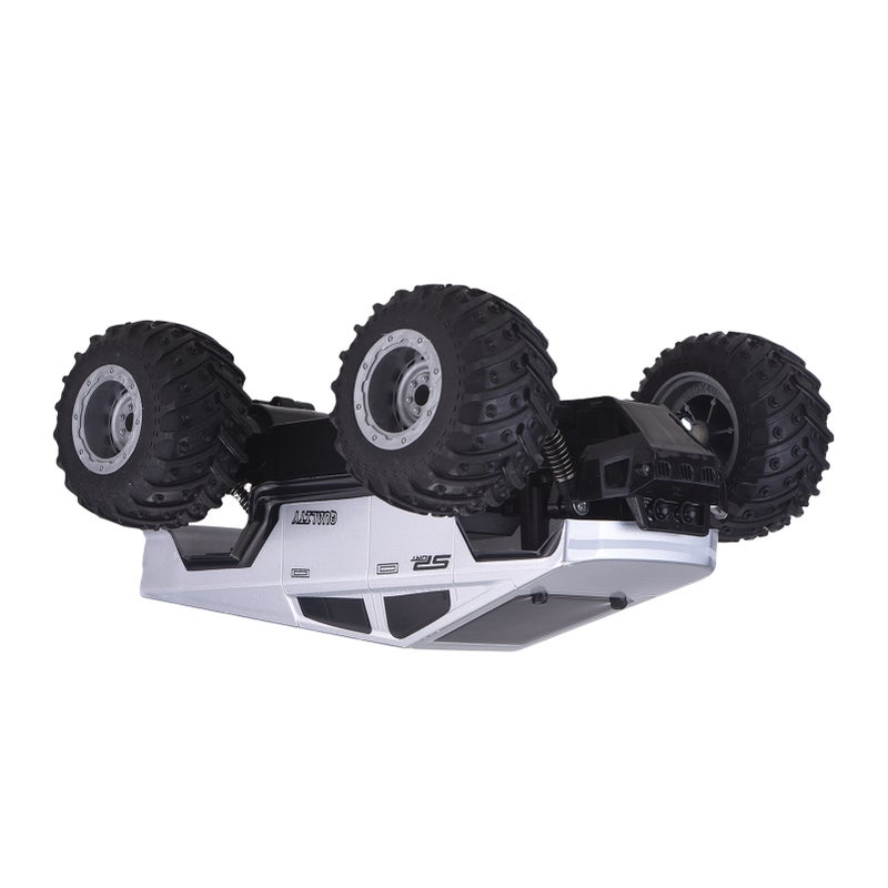 Remote Control Car, 2.4G All Terrain Off Road Vehicle with LED Headlights, Electric Toy for Boys Girls Grey 1 Battery - Image 4