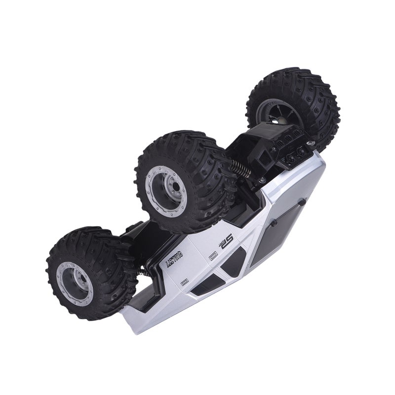 Remote Control Car, 2.4G All Terrain Off Road Vehicle with LED Headlights, Electric Toy for Boys Girls Grey 1 Battery - Image 5