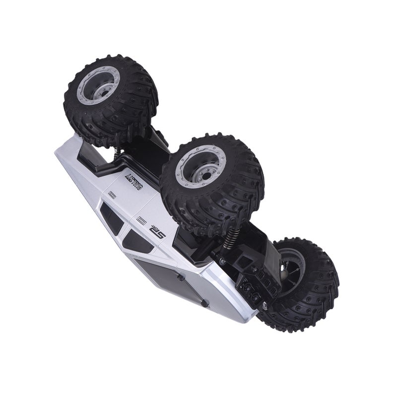 Remote Control Car, 2.4G All Terrain Off Road Vehicle with LED Headlights, Electric Toy for Boys Girls Grey 1 Battery - Image 3
