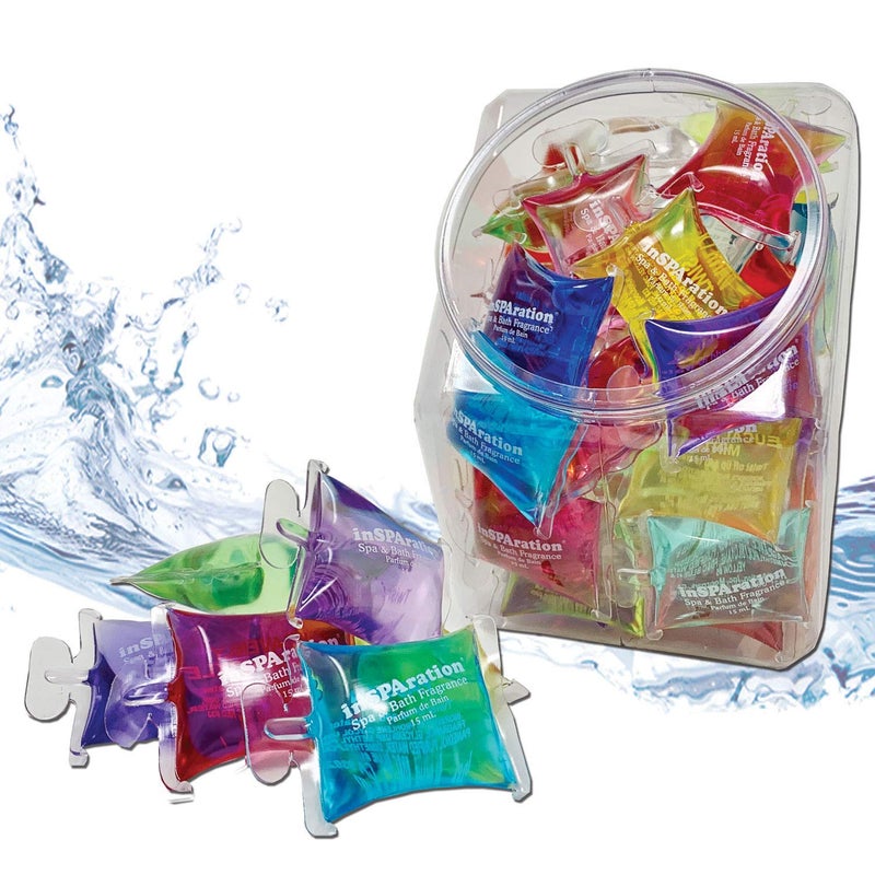 InSPAration مجموعة عطور سبا وحمام InSPAration 152 لجهاز الجاكوزي - 50 عبوة وسادة فيش بول 50pk مجموعة متنوعة، متعددة - Image 4