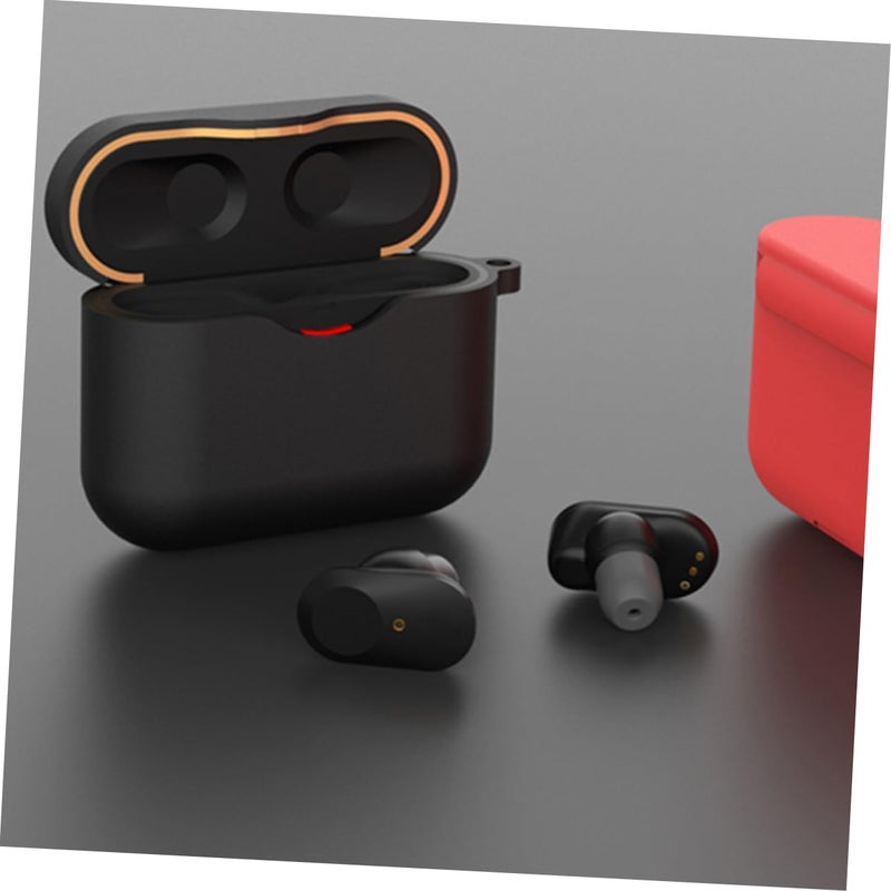 Shockproof Silicone Protective Case For Earphones Black Full Cover Easy Charging Access - Image 4