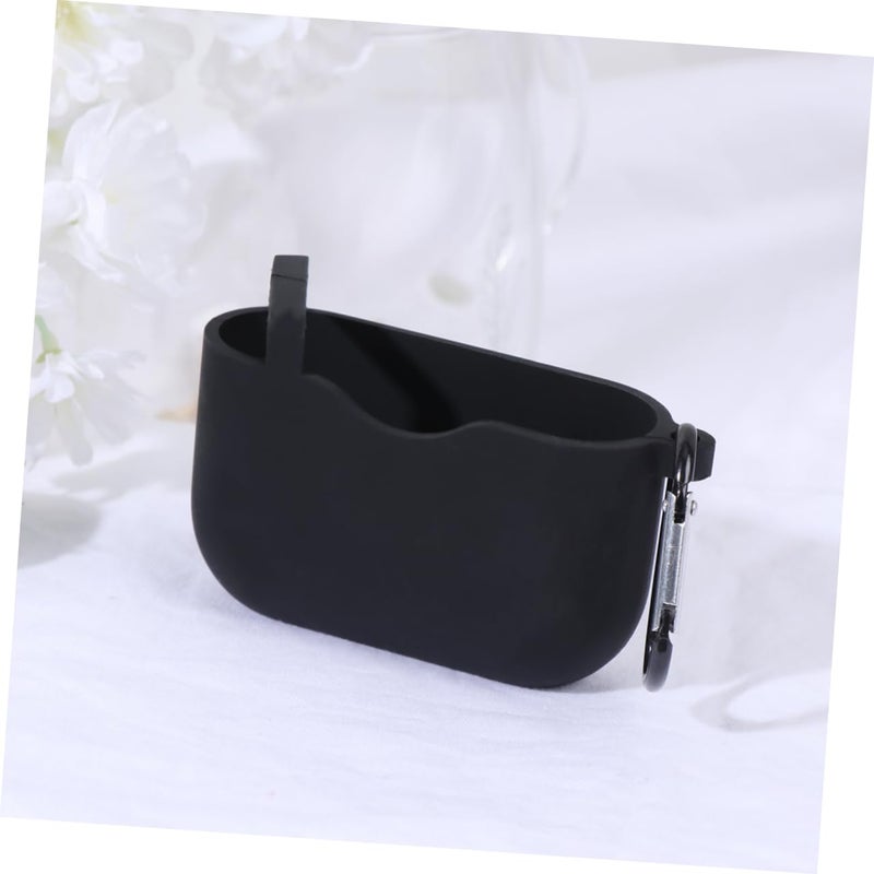 Shockproof Silicone Protective Case For Earphones Black Full Cover Easy Charging Access - Image 5