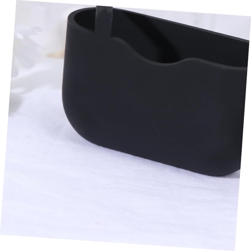 Shockproof Silicone Protective Case For Earphones Black Full Cover Easy Charging Access - Image 3
