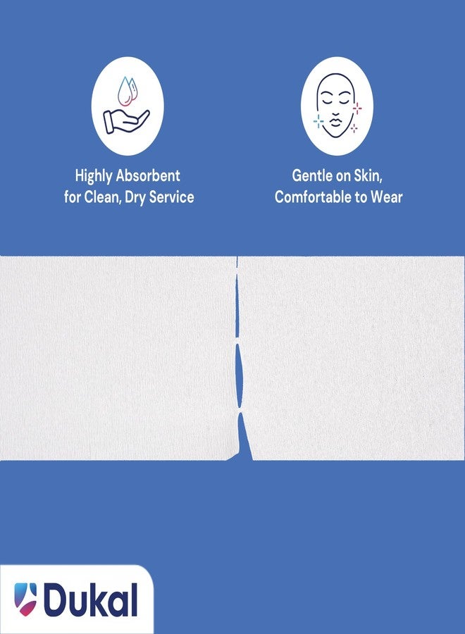 Dukal Barber Neck Strips - Ultimate Comfort, White, Disposable, 60 Count - Stretchable, Hygienic, Professional Neck Paper for Salons & Barbers, Single Pack - Image 4