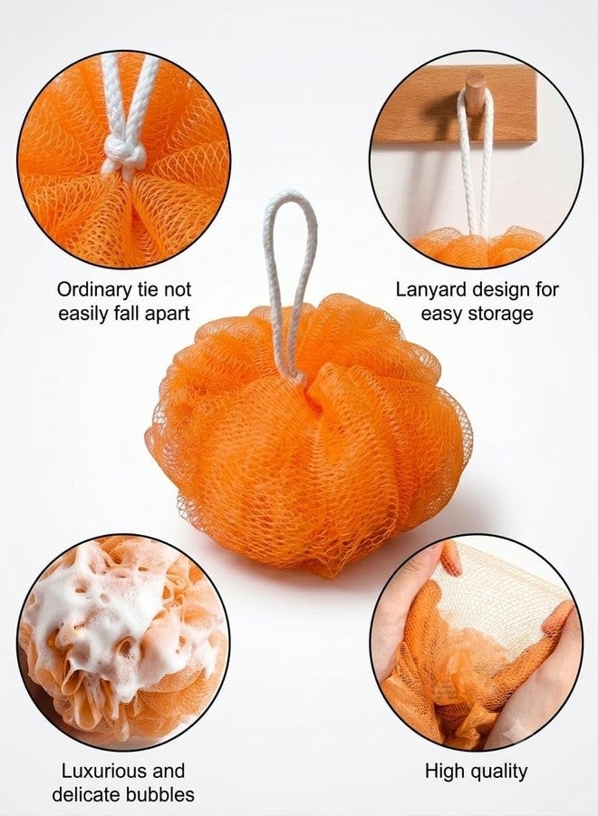 Large soft Bath Loofah Pack of 2, Heavy Shower Sponge, Body Scrubber for Deep Cleansing, Rich Lather, Dead Skin Removal, Soft Exfoliating Bath Sponge for Men & Women (Multicolour) - Image 5
