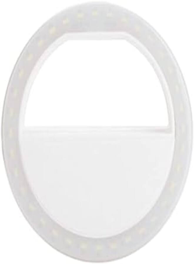 generic Portable Clip-on Mini Selfie Ring Light Lamp Fill-in Light Night For smartPhoneco12878