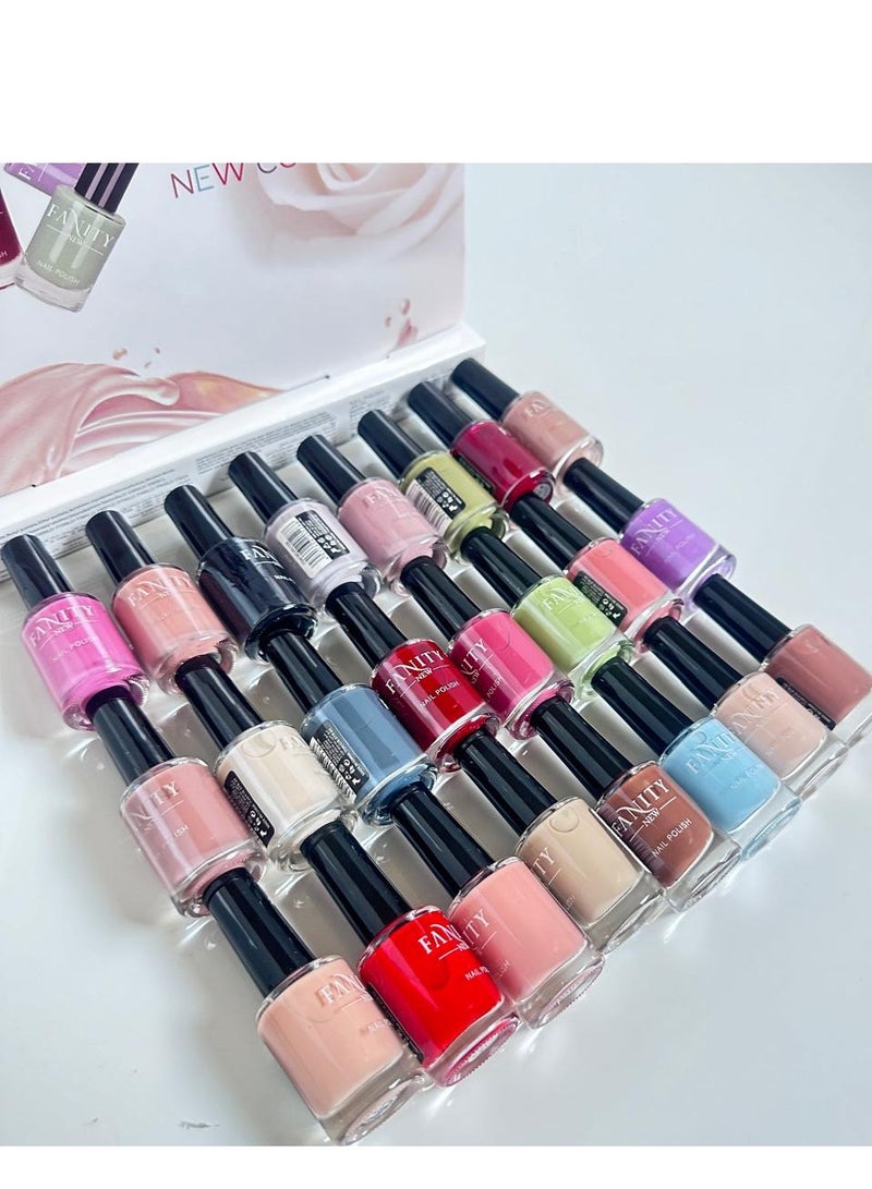 فانيتي طلاء اظافر متعدد الالوان 24 لون من فانيتي بالوان مميزة - Image 1