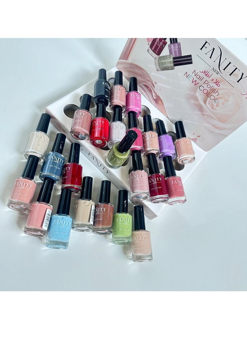 فانيتي طلاء اظافر متعدد الالوان 24 لون من فانيتي بالوان مميزة - Image 3