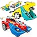 365park Dinosaur Monster Truck Toys for Ages 34 Collision Transforming Toys Cars 2 Pack Push and Go Vehicles Kids Toy for 3 4 5 6 Year Old Boys Girls Easter Christmas Birthday Gifts for Toddler Age 3 - Image 2