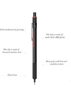 Rotring 500 Mechanical Pencil, 0.7 Mm, Black  - Image 2