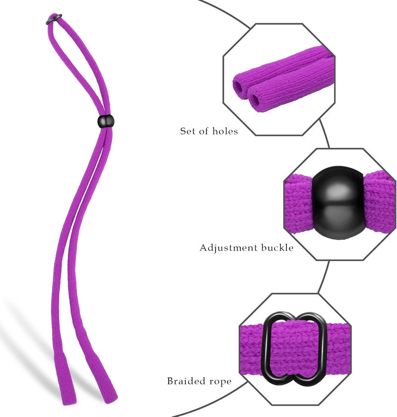 VOOGLASS Glasses Strap(6 PCS) Sports Eyeglass Strap,Adjustable Sunglasses Lanyard Neck Holders Cord Retainer for Men Women - Image 4