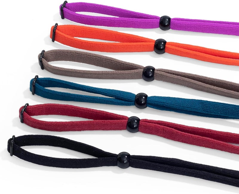 VOOGLASS Glasses Strap(6 PCS) Sports Eyeglass Strap,Adjustable Sunglasses Lanyard Neck Holders Cord Retainer for Men Women - Image 2