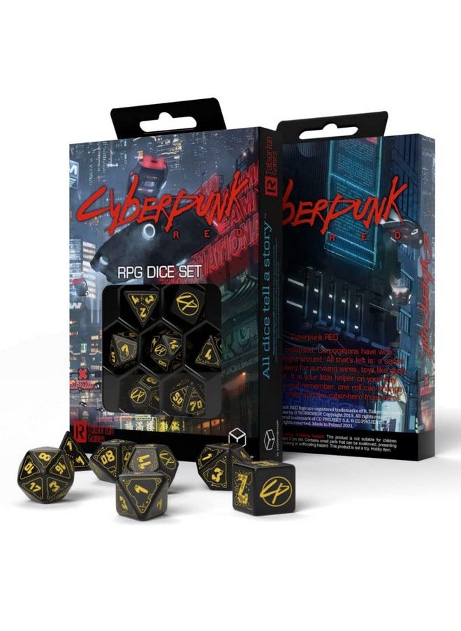 كيو-ووركشوب - مجموعة Q-Workshop Cyberpunk Red Dice Wet Work، متنوعة - Image 1