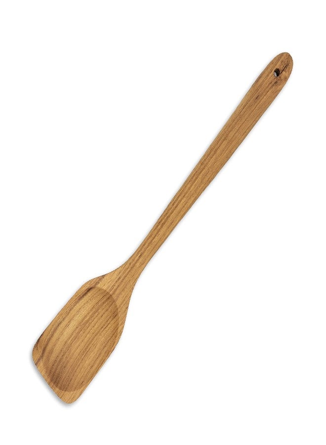 FAAY 18 Inches Large Wooden Spoon, Long Handle Heavy Duty Spoon with Scoop for Big Pot Stirring, Mixing & Cooking. Handcrafted from Teak for Crab Crawfish Seafood Boil, Gumbo Pot. - Image 1