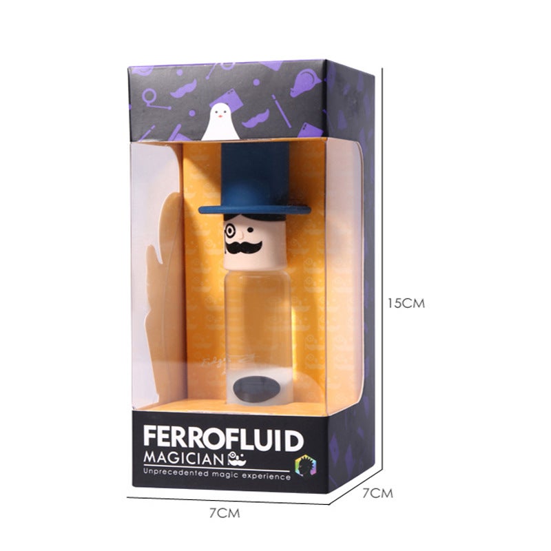 Magic Puzzle Toy Magnetic Fluid High Hat Magician Magnetic Flow Bottle Display Bottle Fun Gift - Image 5